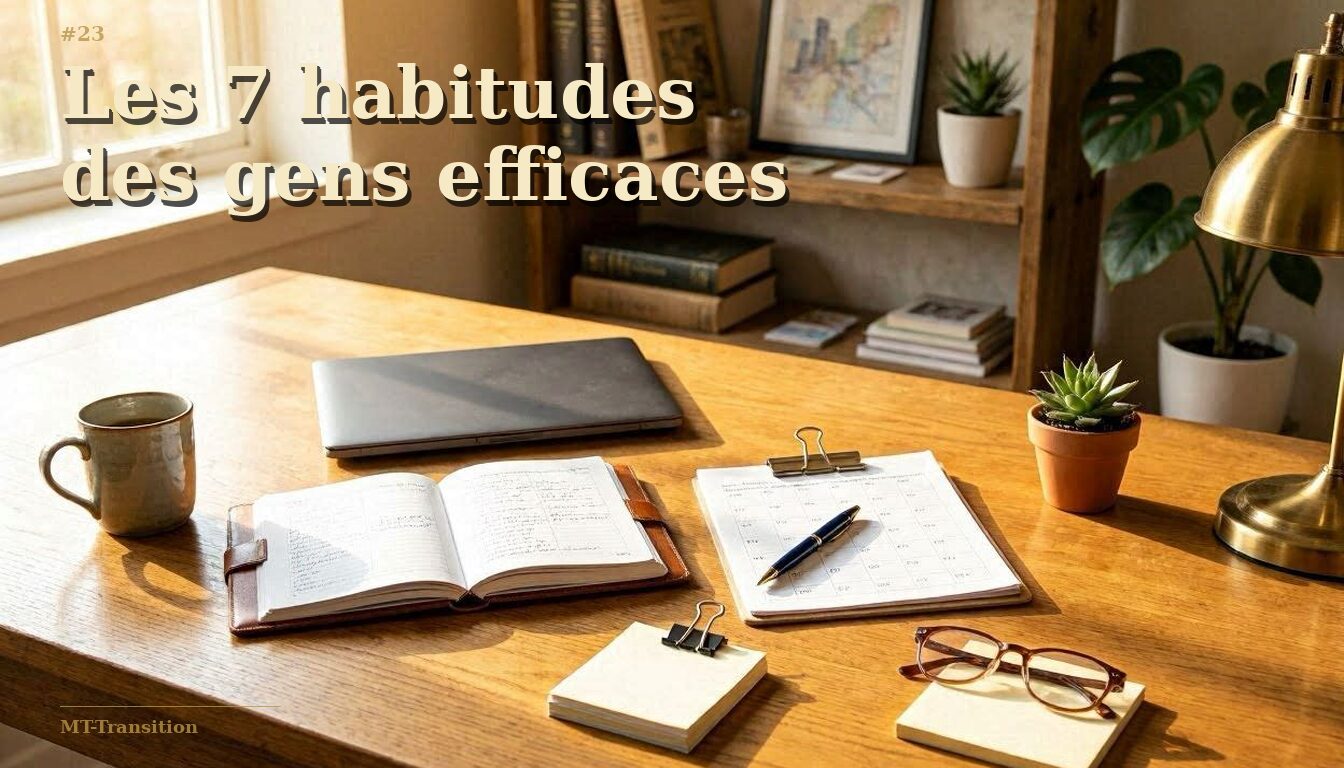 Les 7 habitudes des gens très efficaces (Stephen Covey), appliqué au management de transition industriel