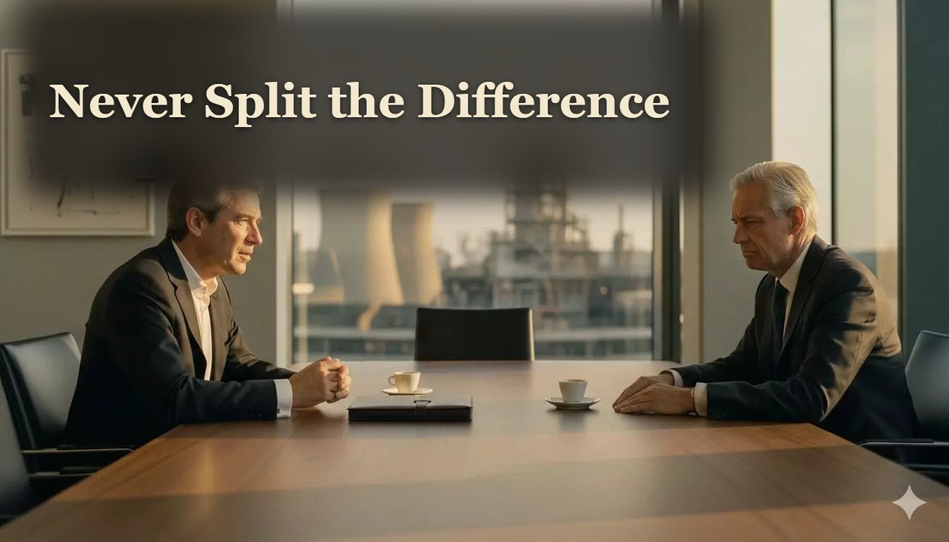 Never Split the Difference - Chris Voss, negotiation applied to industry