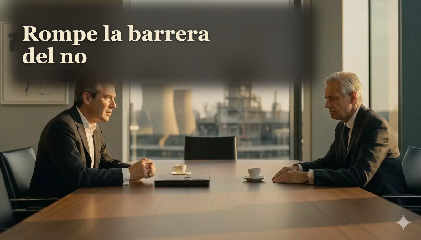 Rompe la barrera del no, de Chris Voss, aplicado a la negociación industrial