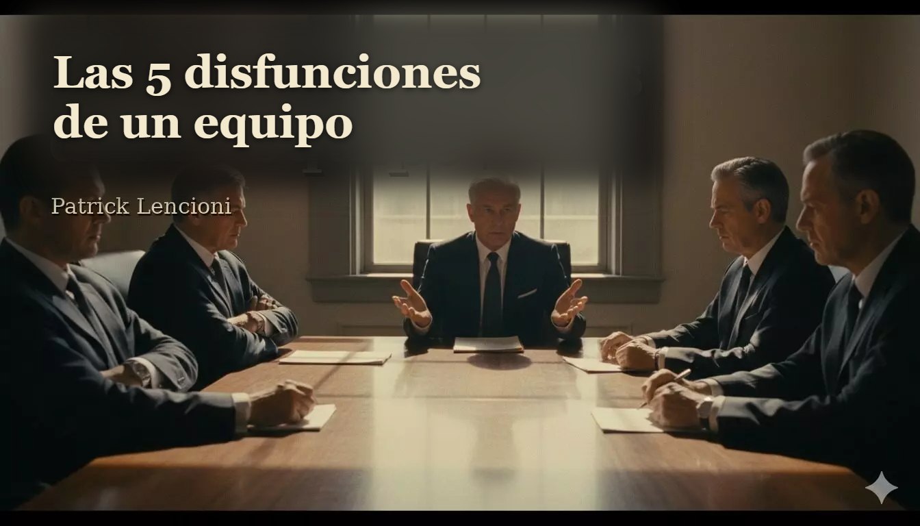 Las cinco disfunciones de un equipo de Lencioni aplicadas a un comité de dirección industrial