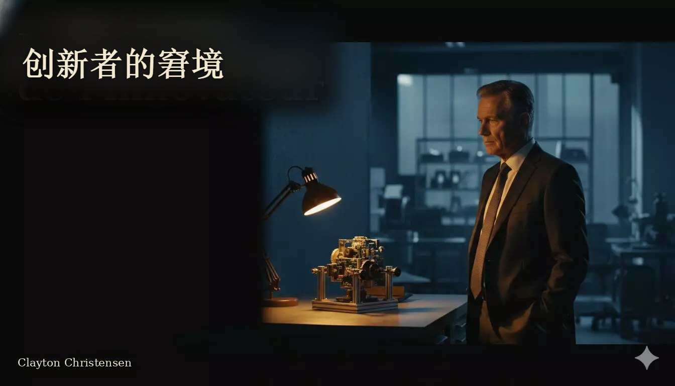 《创新者的窘境》封面，Clayton Christensen